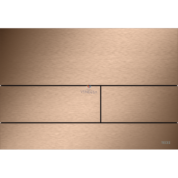 WC vandens nuleidimo metalinis mygtukas TECEsquare II su PVD danga 5