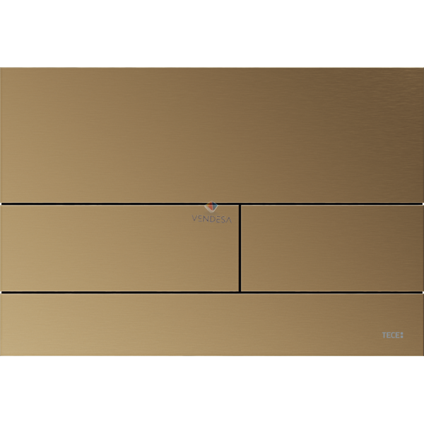 WC vandens nuleidimo metalinis mygtukas TECEsquare II su PVD danga 9