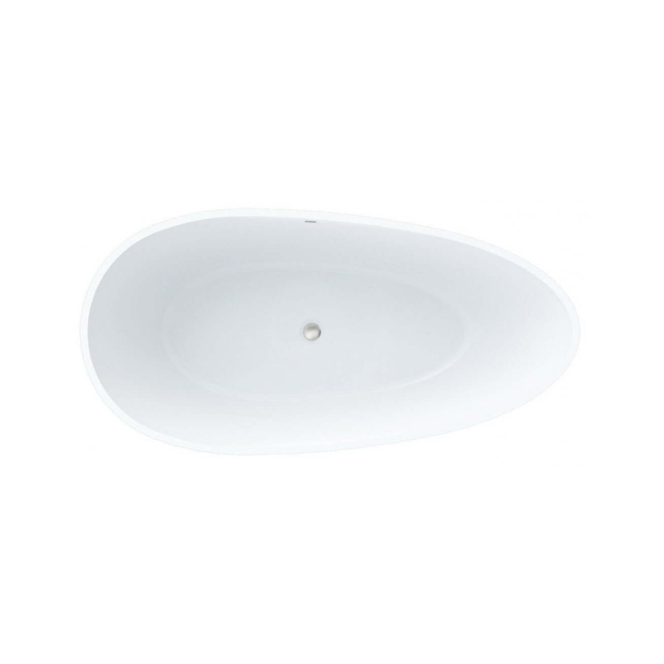Akmens masės vonia CARINA 1700x850 balta 6