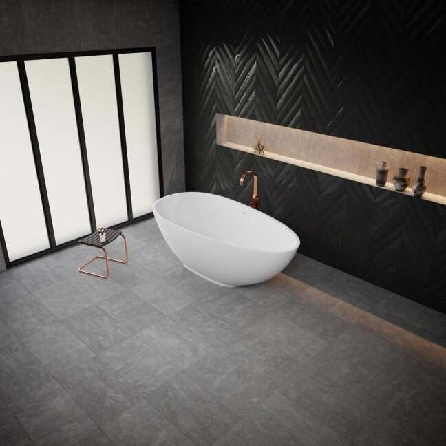 Akmens masės vonia CARINA 1700x850 balta 1 Akmens masės vonia CARINA 1700x850 balta 1