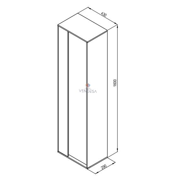 Aukšta spintelė SB 430 Step 1