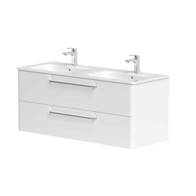 Vonios spintelė su dvigubu praustuvu SOFT 120 cm 4