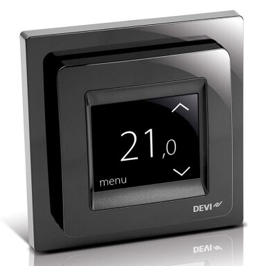 Išmanusis termostatas DEVIreg™ Touch juoda spalva Išmanusis termostatas DEVIreg™ Touch juoda spalva