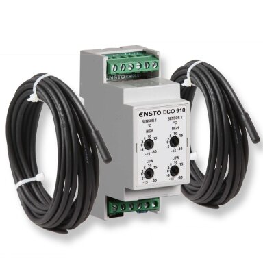 Dviejų ribų apsaugos nuo užšalimo termostatas ECO910 Dviejų ribų apsaugos nuo užšalimo termostatas ECO910
