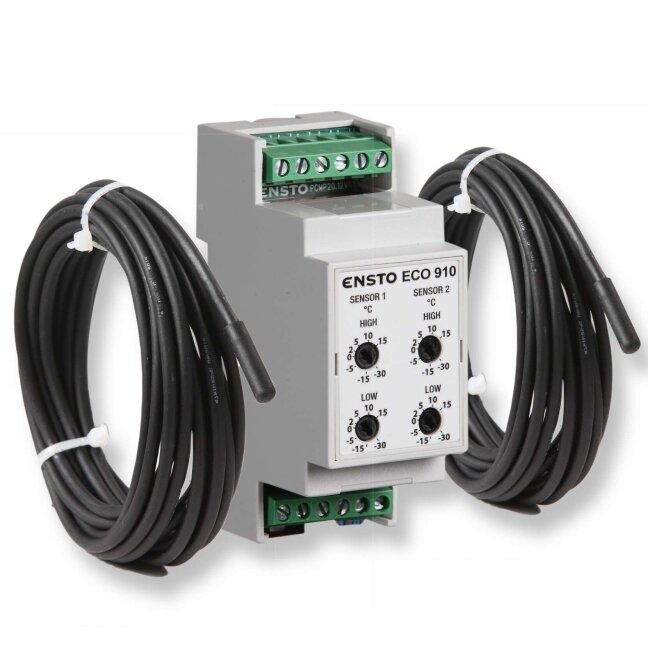 Dviejų ribų apsaugos nuo užšalimo termostatas ECO910 Dviejų ribų apsaugos nuo užšalimo termostatas ECO910