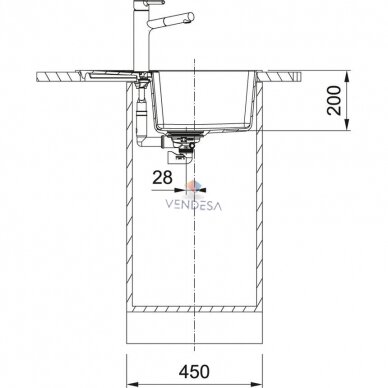 Franke granitinė plautuvė CNG 611-62 7