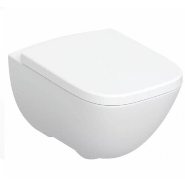 Geberit Modo WC ir  lėtai nusileidžiantis dangtis