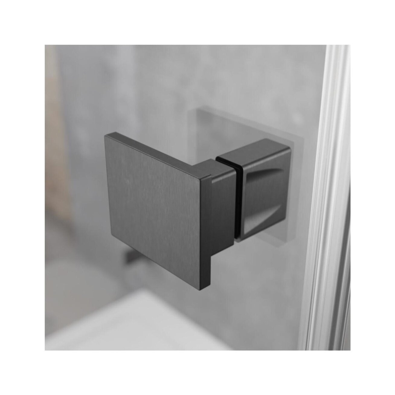 Kampinė dušo kabina Radaway Essenza Pro Brushed Gun Metal KDD 4 Kampinė dušo kabina Radaway Essenza Pro Brushed Gun Metal KDD 4