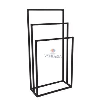 Kabykla-džiovykla rankšluosčiams LOFT 45x90x20cm juoda matinė, pastatoma Kabykla-džiovykla rankšluosčiams LOFT 45x90x20cm juoda matinė, pastatoma