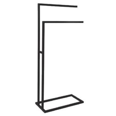 Kabykla-džiovykla rankšluosčiams LOFT 40x90x20cm juoda matinė, pastatoma