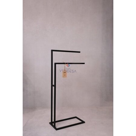 Kabykla-džiovykla rankšluosčiams LOFT 40x90x20cm juoda matinė, pastatoma 2 Kabykla-džiovykla rankšluosčiams LOFT 40x90x20cm juoda matinė, pastatoma 2