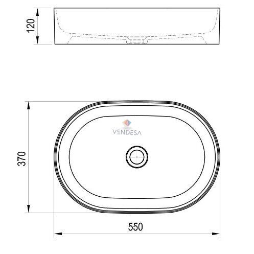 Keraminis praustuvas Ceramic Slim O 4