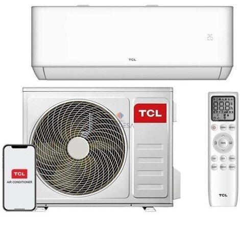 Kondicionierius / šilumos siurblys TCL Ocarina T-PRO bevėjis 3.8/3.51kW 12K A+++ R32 (-30'C) su el pašild. Wi-Fi Kondicionierius / šilumos siurblys TCL Ocarina T-PRO bevėjis 3.8/3.51kW 12K A+++ R32 (-30'C) su el pašild. Wi-Fi
