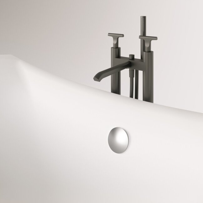 Lieto akmens laisvai pastatoma vonia PAA BEL CANTO 1800 x 850mm, balta blizgi 3 Lieto akmens laisvai pastatoma vonia PAA BEL CANTO 1800 x 850mm, balta blizgi 3