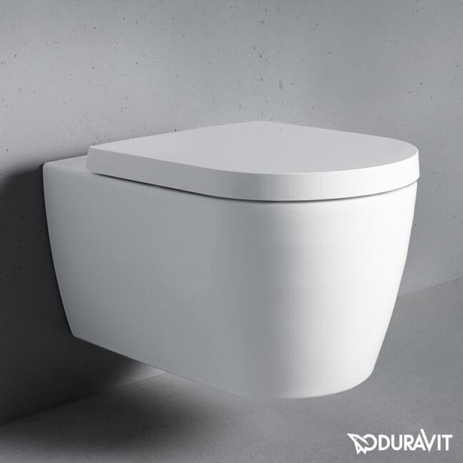 Pakabinamas klozetas Duravit Me by Starck 370x570 su lėtaeigiu dangčiu