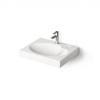 Praustuvas Claro Mini 600 x 500 mm, baltas blizgus Praustuvas Claro Mini 600 x 500 mm, baltas blizgus