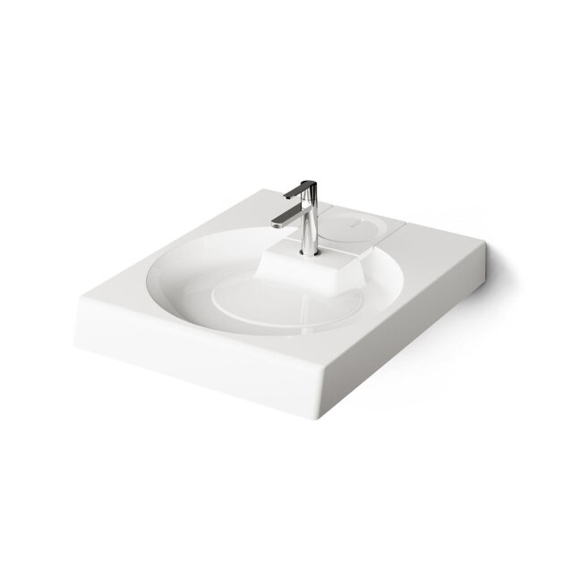 Praustuvas Claro Grande 600 x 750 mm, baltas blizgus
