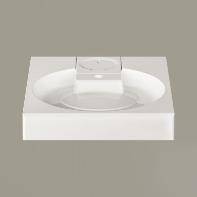 Praustuvas Claro Grande 600 x 750 mm, baltas blizgus 2 Praustuvas Claro Grande 600 x 750 mm, baltas blizgus 2