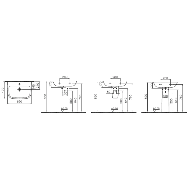 Praustuvas Vitra S20 7 Praustuvas Vitra S20 7