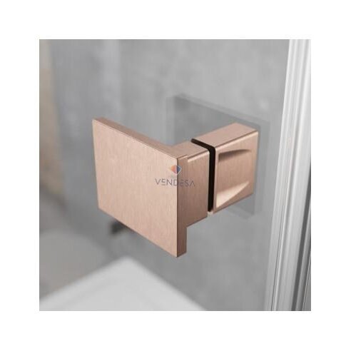 Pusapvalė dušo kabina Essenza Pro Brushed Copper PDD 2