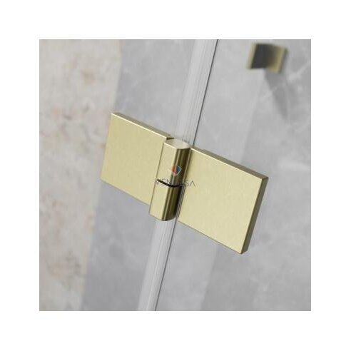 Pusapvalė dušo kabina Essenza Pro Brushed Gold PDD 3 Pusapvalė dušo kabina Essenza Pro Brushed Gold PDD 3