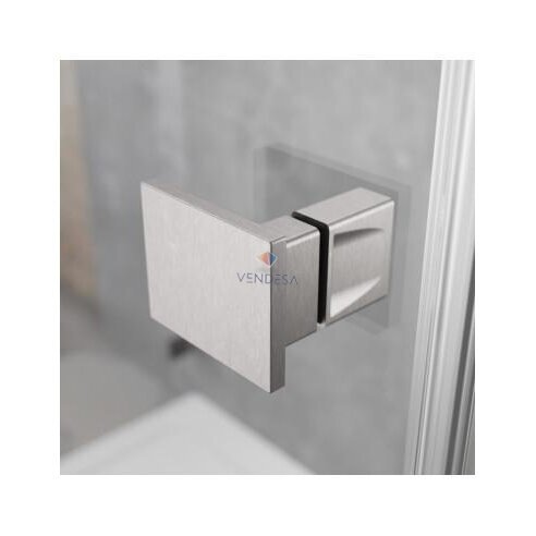 Pusapvalė dušo kabina Essenza Pro Brushed Nickel PDD 2