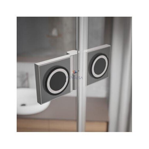 Pusapvalė dušo kabina Essenza Pro Brushed Nickel PDD 4 Pusapvalė dušo kabina Essenza Pro Brushed Nickel PDD 4