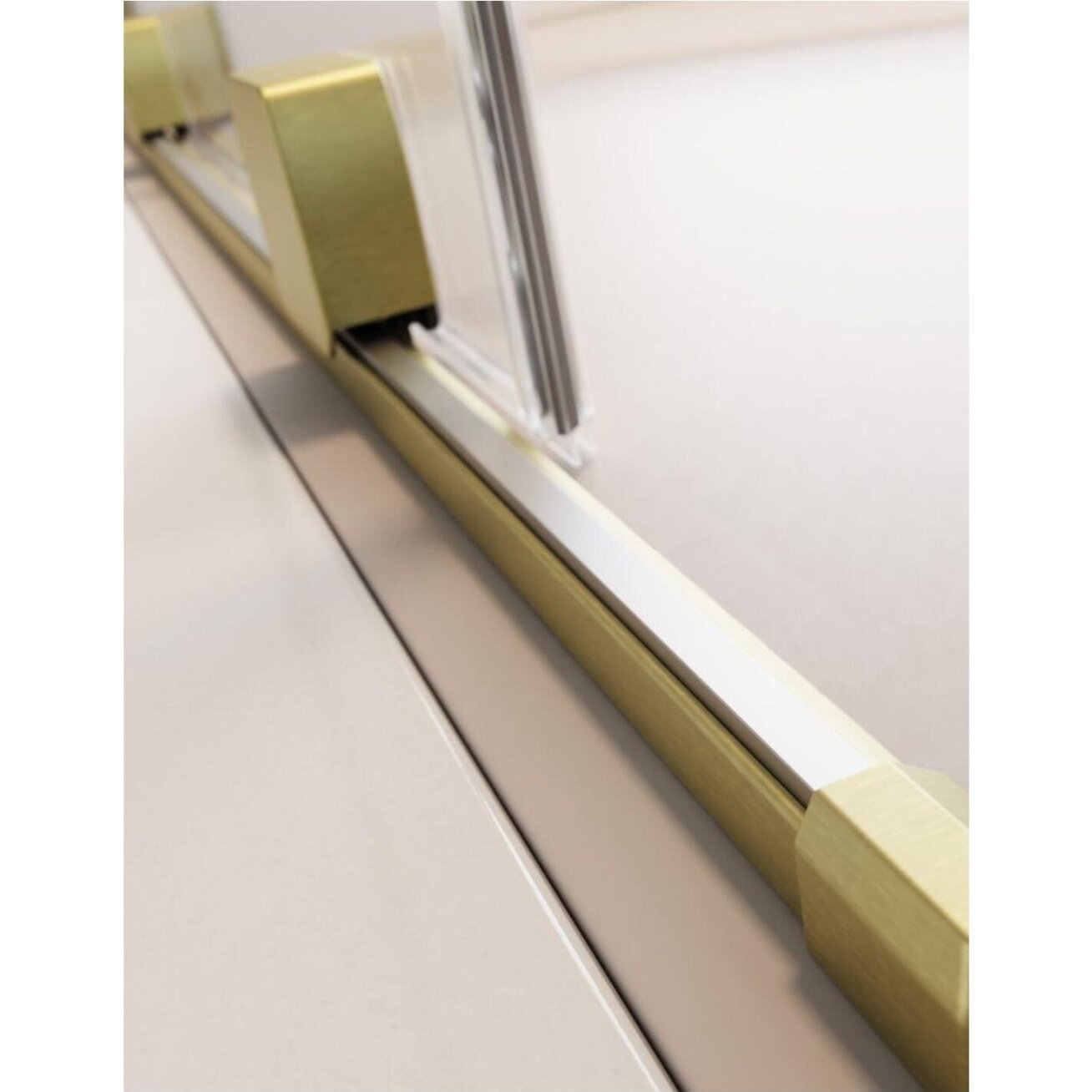 Radaway Furo Brushed Gold KDD kampinė dušo kabina 3