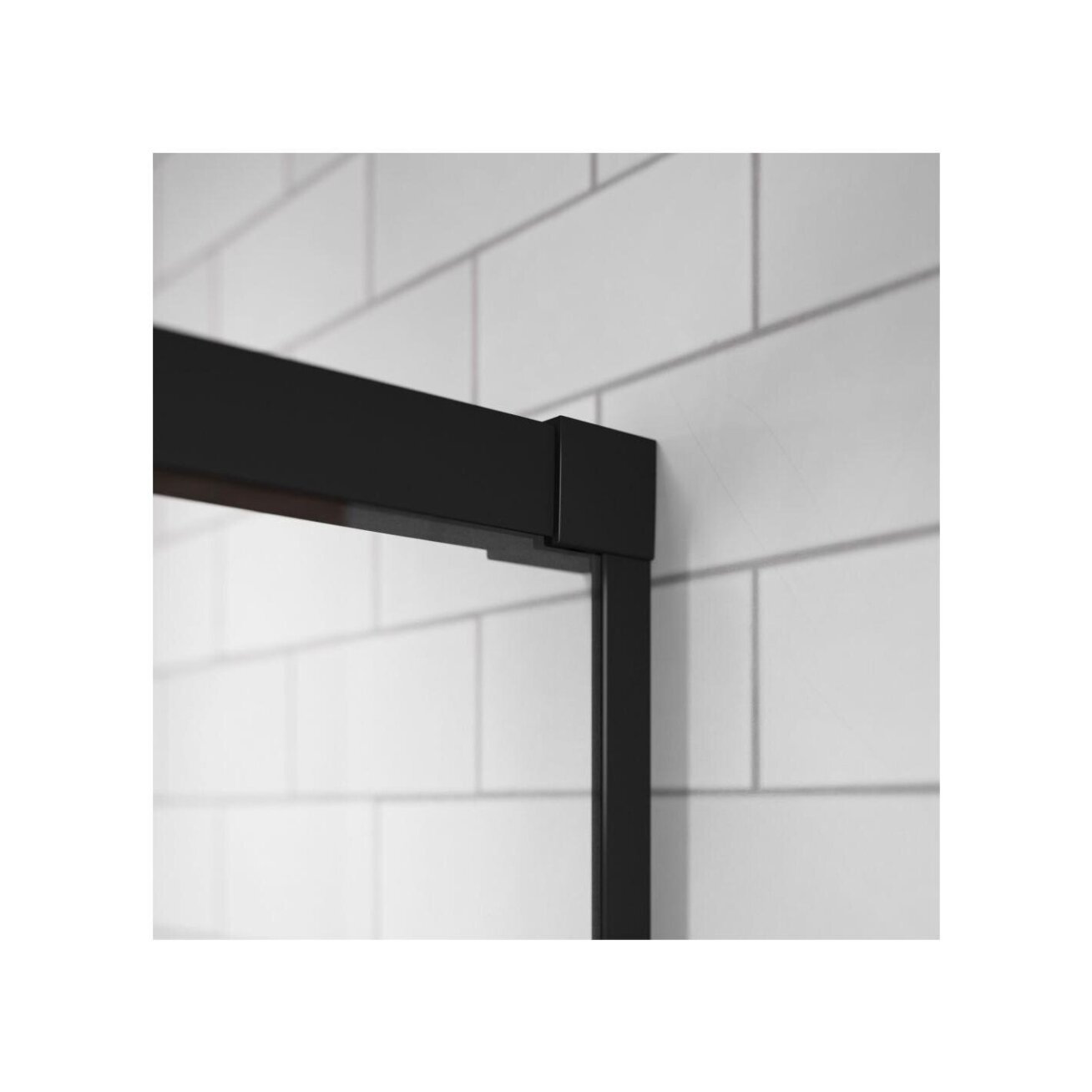 Radaway Idea Black PDD pusapvalė dušo kabina 1