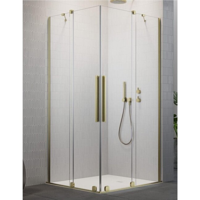 Radaway Furo Brushed Gold KDD kampinė dušo kabina
