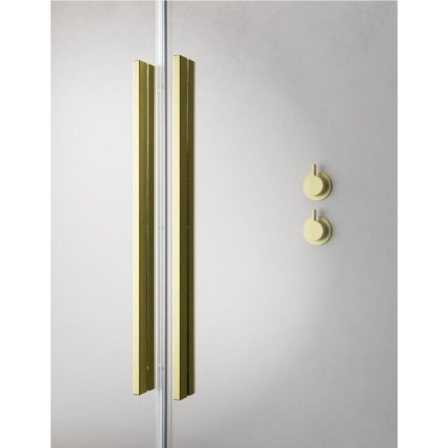 Radaway Furo Brushed Gold KDD kampinė dušo kabina 7 Radaway Furo Brushed Gold KDD kampinė dušo kabina 7