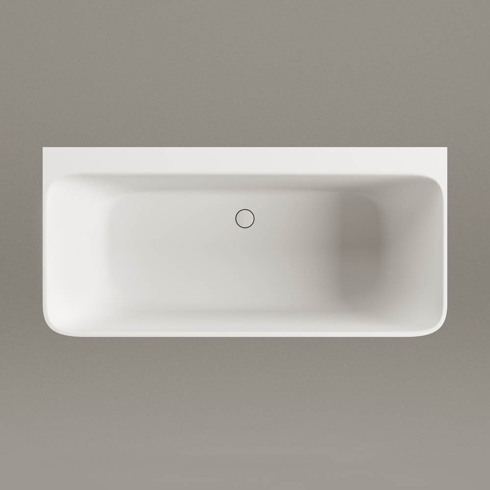 Silkstone vonia PAA QUADRO WALL 1605×760 mm, balta matinė 2 Silkstone vonia PAA QUADRO WALL 1605×760 mm, balta matinė 2