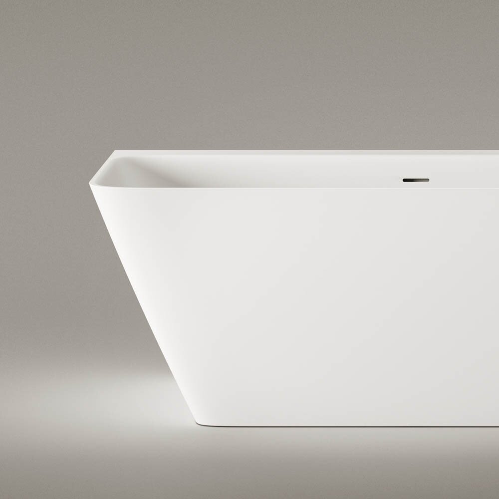 Silkstone vonia PAA QUADRO WALL 1605×760 mm, balta matinė 3 Silkstone vonia PAA QUADRO WALL 1605×760 mm, balta matinė 3