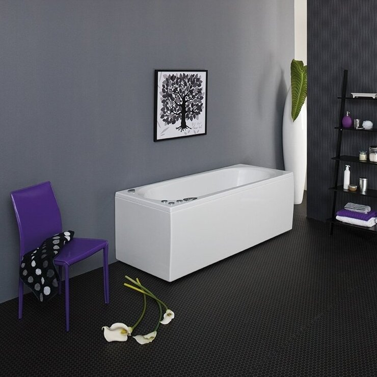 Stačiakampė akrilinė vonia MODUL 150/160/170 Stačiakampė akrilinė vonia MODUL 150/160/170