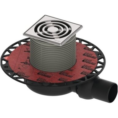TECEdrainpoint S 112 „sauso“ tipo trapo komplektas, horizontalus, ypač plokščias, su „seal system“ universaliu flanšu TECEdrainpoint S 112 „sauso“ tipo trapo komplektas, horizontalus, ypač plokščias, su „seal system“ universaliu flanšu