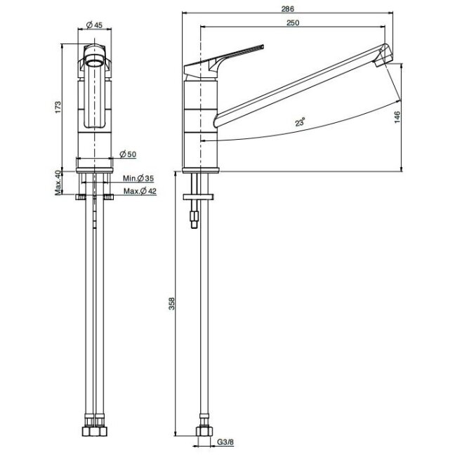 Virtuvinis maišytuvas SERIE 4 1