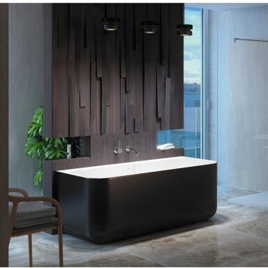 Xonyx akmens masės vonia GAMMA 160 balta matinė Xonyx akmens masės vonia GAMMA 160 balta matinė