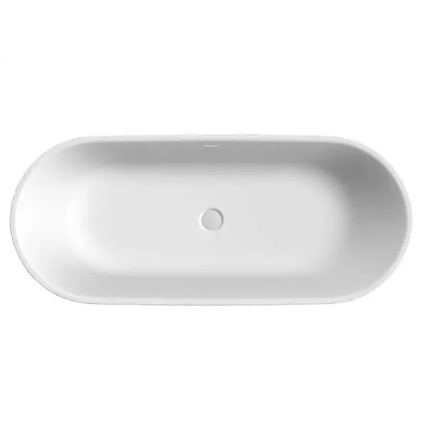 Xonyx akmens masės vonia FABO balta matinė 2 Xonyx akmens masės vonia FABO balta matinė 2